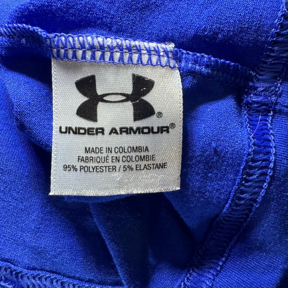 Under Armour HeatGear Bright Blue Lightweight T-Shirt Activewear Size XXL - Picture 8 of 10